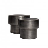 METAL SIDE TABLE EDGE DET OF 2 - CAFE, SIDE TABLES